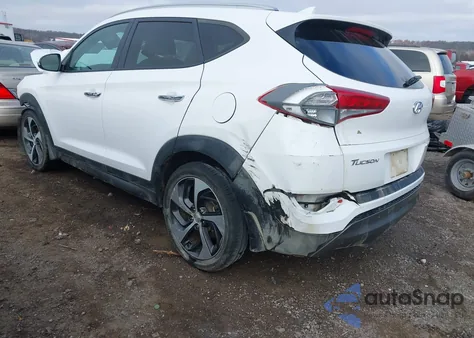 2016 Hyundai Tucson Limited from USA, damaged, VIN KM8J33A21GU121776